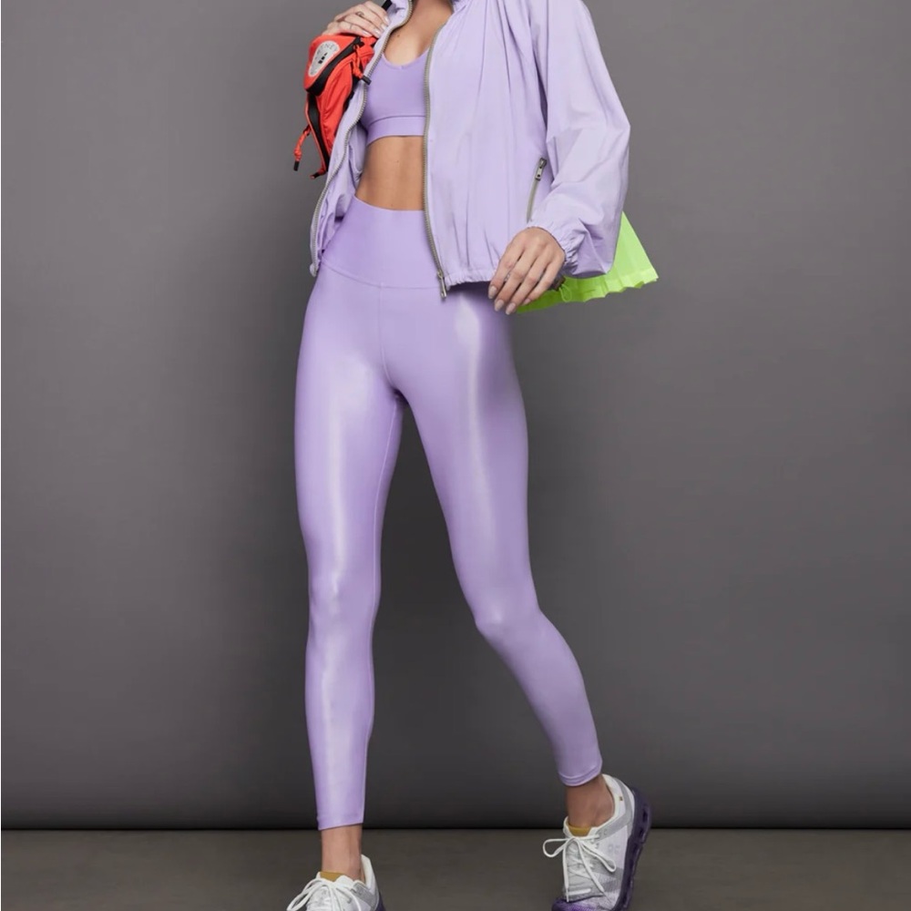 Carbon38 Lavender High-Waist 3/4 Leggings